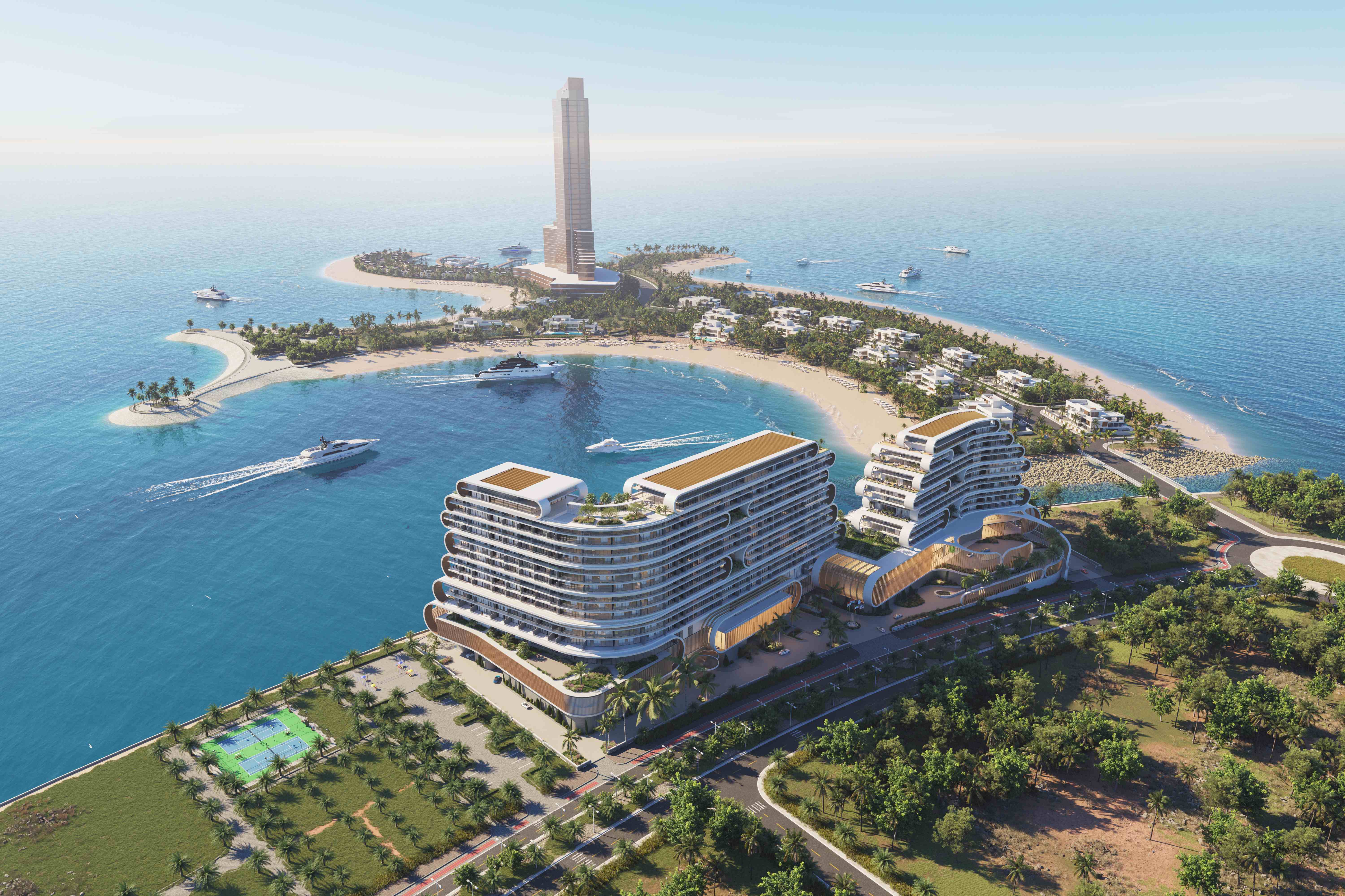 JW Marriott Residences with Wynn Resort in the background